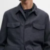 Chaqueta ligera de lino con bolsillos Chaqueta ligera de lino con bolsillos