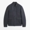 Chaqueta ligera de lino con bolsillos Chaqueta ligera de lino con bolsillos