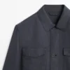 Chaqueta ligera de lino con bolsillos Chaqueta ligera de lino con bolsillos