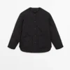 Chaqueta tipo capa acolchada Chaqueta tipo capa acolchada