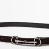 Cinturón equestrian de piel nobuk