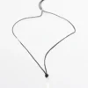 Collar de cordón de cuero con colgante péndulo Collar de cordón de cuero con colgante péndulo