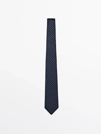 Corbata a rayas 100 % seda