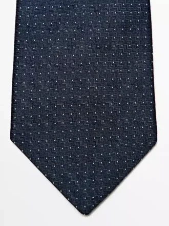 Corbata de lunares 100 % seda