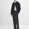 Corbata de sarga de mezcla de algodón y seda Corbata de sarga de mezcla de algodón y seda