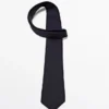 Corbata de sarga de mezcla de algodón y seda Corbata de sarga de mezcla de algodón y seda