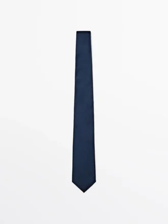 Corbata texturizada 100 % seda