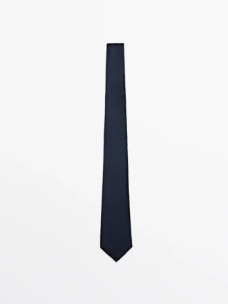Corbata texturizada 100 % seda