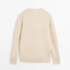 Cárdigan de punto de alpaca y lana con cuello en V Cárdigan de punto de alpaca y lana con cuello en V
