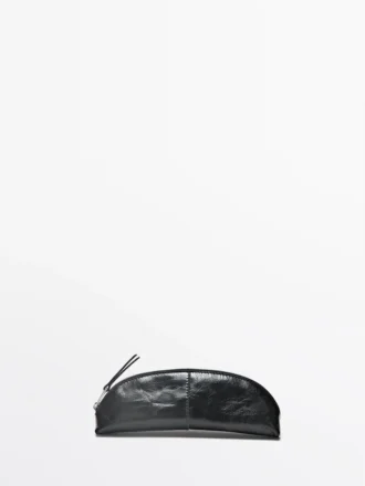 Estuche de cuero napa