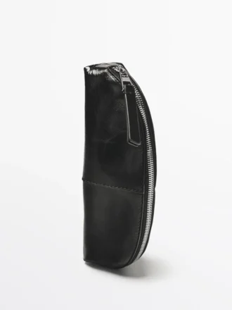 Estuche de cuero napa