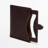 Estuche de piel napa con espejo Estuche de piel napa con espejo