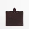 Estuche de piel napa con espejo Estuche de piel napa con espejo