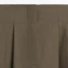 Falda midi con pliegues de caja Falda midi con pliegues de caja