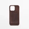 Funda de cuero napa para iPhone 16 Pro Max Funda de cuero napa para iPhone 16 Pro Max