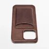 Funda de cuero napa para iPhone 16 Pro Max Funda de cuero napa para iPhone 16 Pro Max