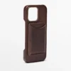 Funda de cuero napa para iPhone 16 Pro Max Funda de cuero napa para iPhone 16 Pro Max