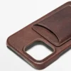 Funda de cuero napa para iPhone 16 Pro Max Funda de cuero napa para iPhone 16 Pro Max