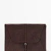 Funda para computadora portátil de cuero napa Funda para computadora portátil de cuero napa