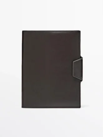 Funda para cuaderno de piel napa