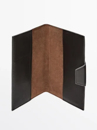 Funda para cuaderno de piel napa