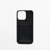 Funda para iPhone Pro Max de piel napa Funda para iPhone Pro Max de piel napa