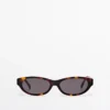 Gafas de Sol estrechas con efecto carey