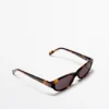 Gafas de Sol estrechas con efecto carey