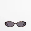 Gafas de Sol mini ovaladas con efecto carey Gafas de Sol mini ovaladas con efecto carey