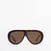 Gafas de Sol tipo aviador con efecto carey Gafas de Sol tipo aviador con efecto carey