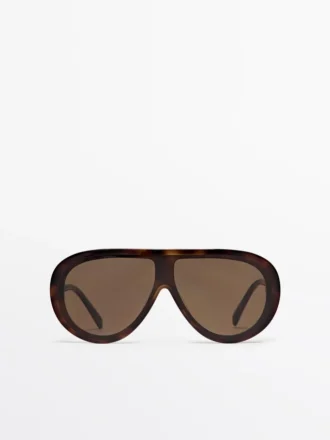 Gafas de Sol tipo aviador con efecto carey