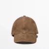 Gorra de piel de ante Gorra de piel de ante