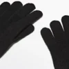Guantes de punto de mezcla de lana Guantes de punto de mezcla de lana