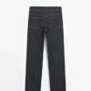 Jeans cómodos de cintura alta y pierna recta Jeans cómodos de cintura alta y pierna recta