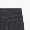 Jeans cómodos de cintura alta y pierna recta Jeans cómodos de cintura alta y pierna recta