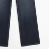 Jeans de cintura alta y pierna ancha