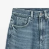Jeans de cintura alta y pierna ancha