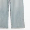 Jeans de corte recto de cintura alta Jeans de corte recto de cintura alta