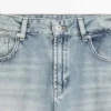 Jeans de corte recto de cintura alta Jeans de corte recto de cintura alta