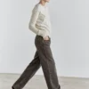 Jeans de corte recto y talle bajo Jeans de corte recto y talle bajo