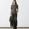 Jeans de pierna ancha Jeans de pierna ancha