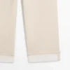 Jeans de pierna recta con dobladillo Jeans de pierna recta con dobladillo