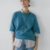 Jeans de talle bajo y pierna recta
