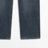Jeans de tiro medio y pierna ancha Jeans de tiro medio y pierna ancha