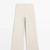 Jeans palazzo de cintura alta Jeans palazzo de cintura alta