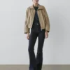 Jeans skinny de cintura alta y bajo acampanado Jeans skinny de cintura alta y bajo acampanado