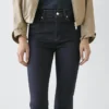 Jeans skinny de cintura alta y bajo acampanado Jeans skinny de cintura alta y bajo acampanado
