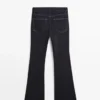 Jeans skinny de cintura alta y bajo acampanado Jeans skinny de cintura alta y bajo acampanado