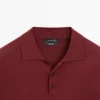 Jersey polo de punto de algodón Jersey polo de punto de algodón