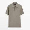 Jersey polo de punto de algodón Jersey polo de punto de algodón